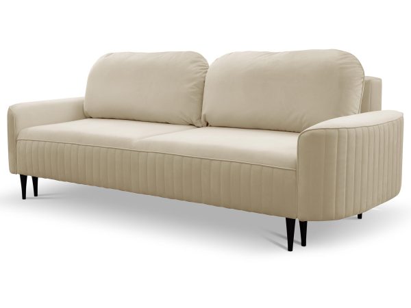 Beżowa sofa w nowoczesnym stylu