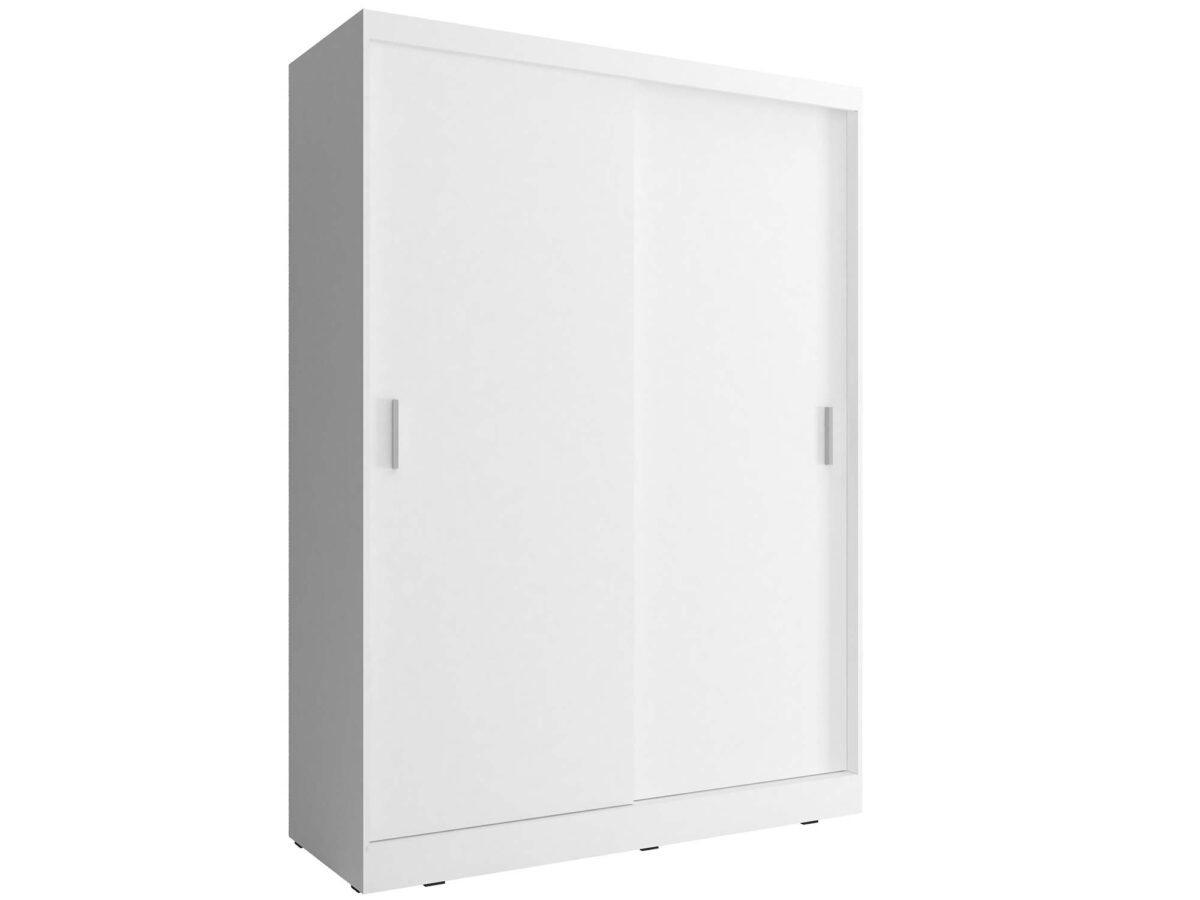 Szafa SIMENA 130cm – Biały, Sonoma, Grafit