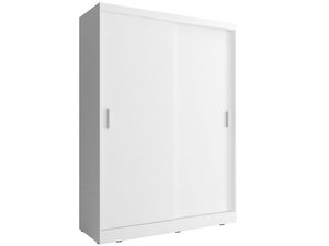 Miniaturka 6 - Biała szafa z przesuwnymi drzwiami, styl nowoczesny