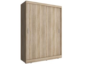 Miniaturka 1 - Drewniana szafa z przesuwnymi drzwiami, styl skandynawski