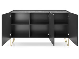 Miniaturka 2 - Komoda z drzwiami i wnętrzem z trzema szerokimi półkami