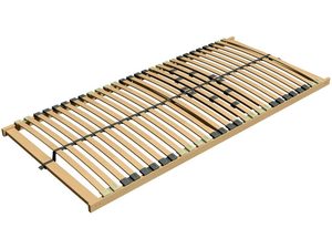 Miniaturka 1 - Drewniany stelaż łóżka z uchwytami do podnoszenia i elastycznymi listwami