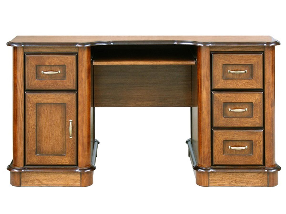 Eleganckie Biurko Klasyczne Czereśnia Bawaria B28