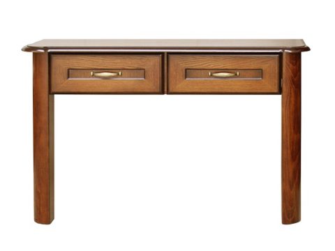 Drewniana toaletka w stylu klasycznym z szufladami