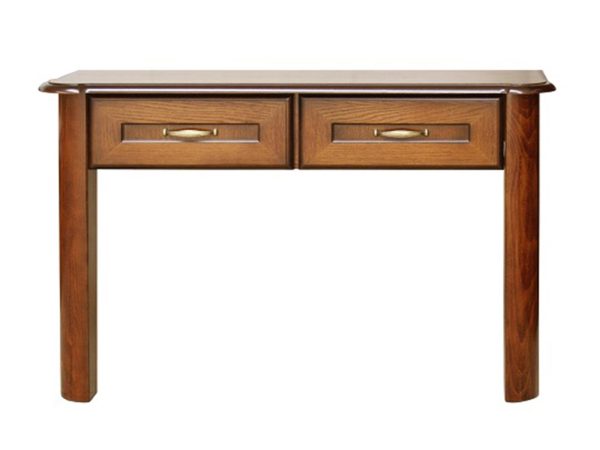 Drewniana toaletka w stylu klasycznym z szufladami