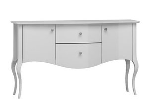 Miniaturka 5 - Nowoczesna konsola w stylu francuskim, białe fronty MDF