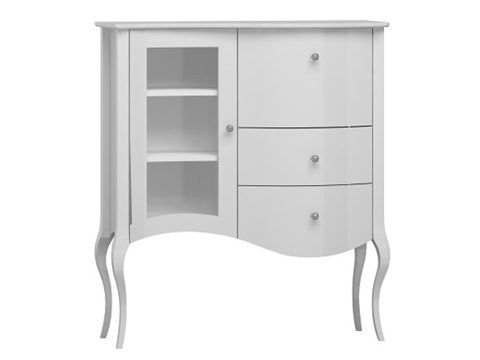 Witryna w kolorze w białym kolorze