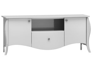 Miniaturka 5 - Elegancka komoda RTV z srebrnymi gałkami