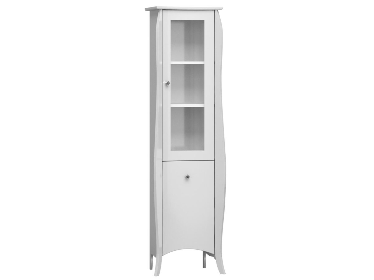 Witryna elegancka z giętymi nóżkami Witryna elegancka z giętymi nóżkami