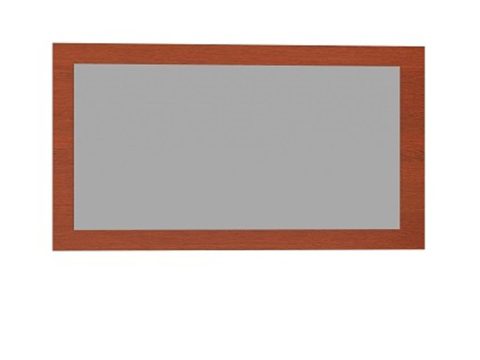 Lustro w kolorze kasztan z grubą ramą