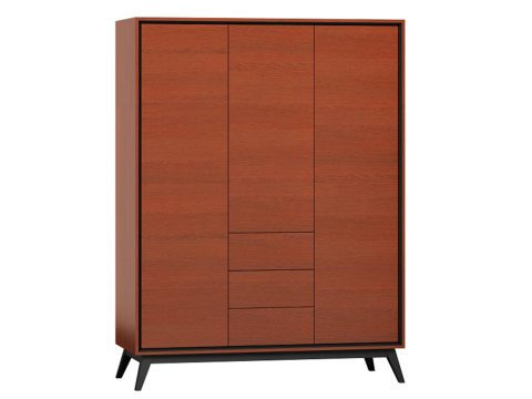 Szafa trzydrzwiowa w stylu retro