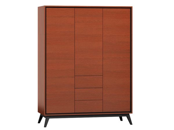 Szafa trzydrzwiowa w stylu retro