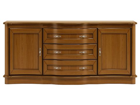 Ponadczasowa komoda w kolorze orzechowym