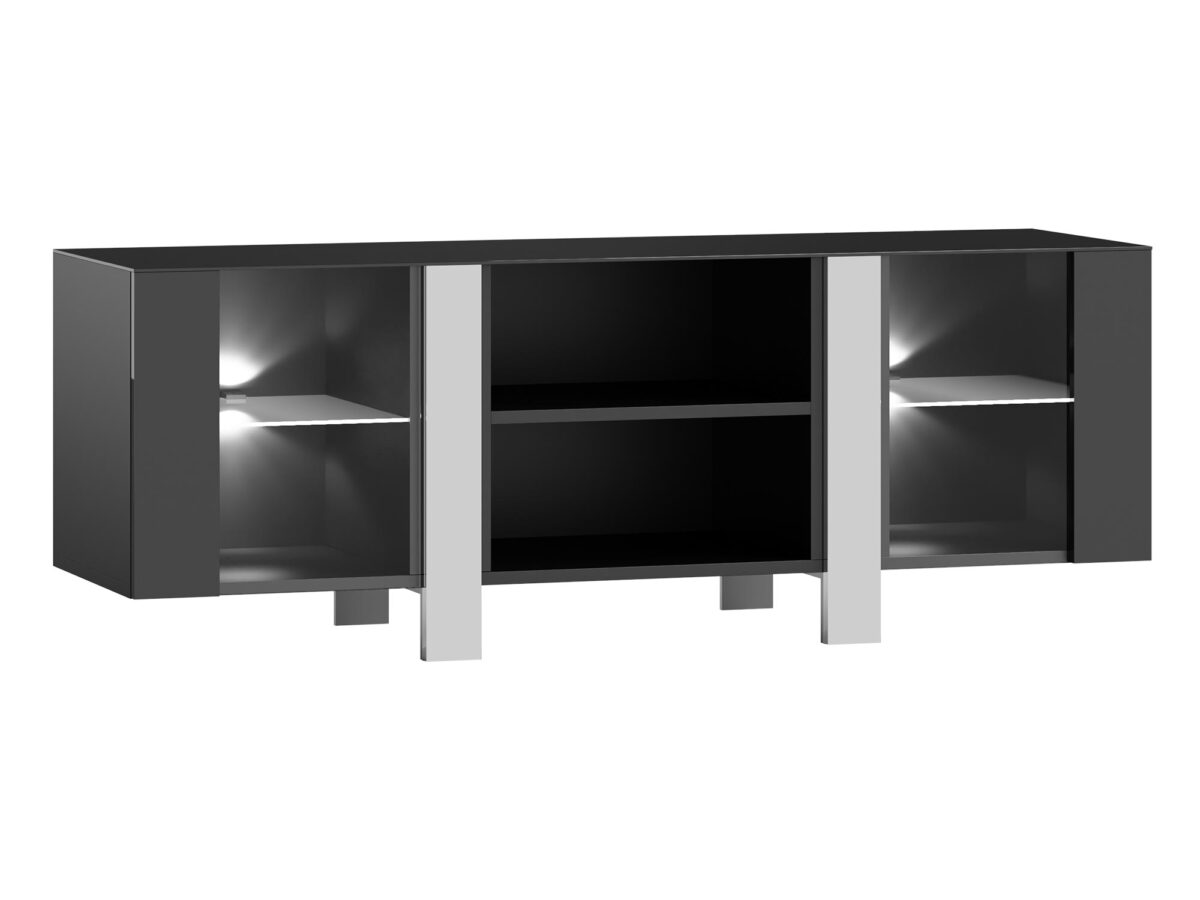 RTV Komoda Cromo CL01 Szkło Wnęka