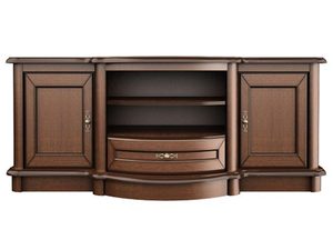 Miniaturka 5 - Klasyczna komoda z rzeźbionymi detalami, dekoracyjnymi uchwytami i szufladami do eleganckiego wnętrza