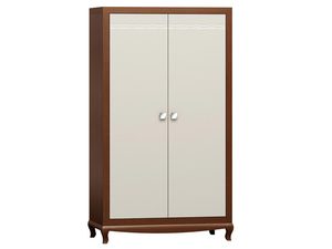 Miniaturka 4 - Klasyczna szafa z drewnianymi frontami i dekoracyjnymi nogami w stylu retro