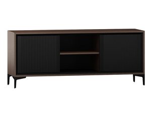 Miniaturka 3 - Komoda RTV z ryflowanymi frontami