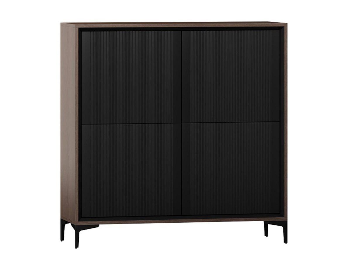 Wysoka Komoda z Ryflowaniem Linea LN08