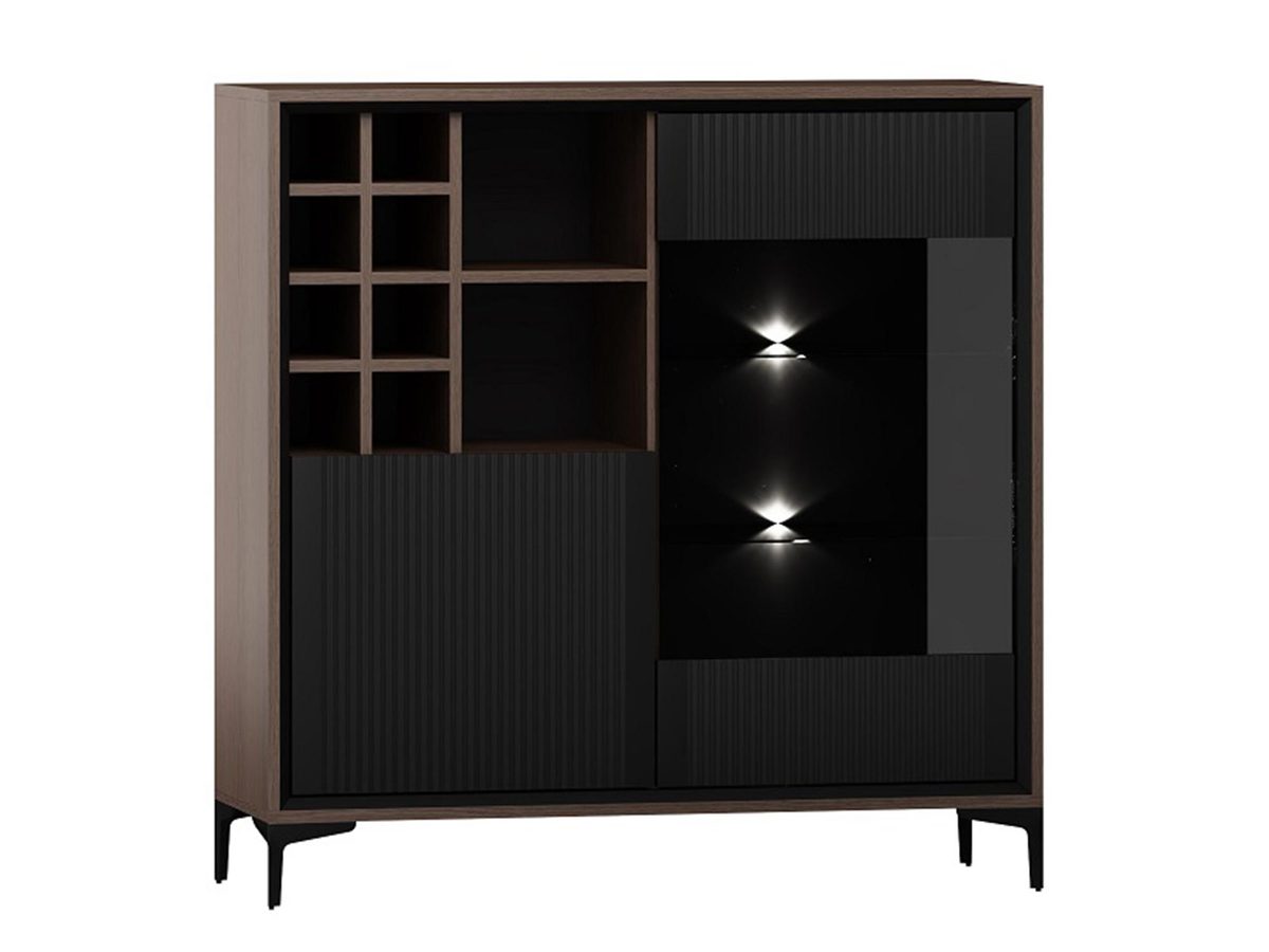 Niska Witryna Design Ryflowana Linea LN09