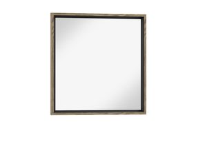 Miniaturka 3 - Prostokątne lustro z drewnianą ramą, minimalistyczny design