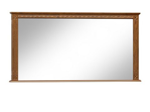 Lustro klasyczne w brązowej ramie