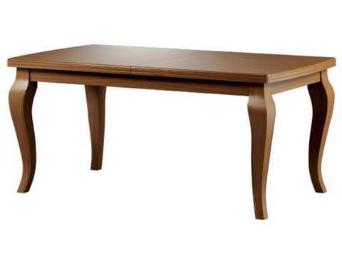 Stół jadalniany z drewnianym blatem i nogami, styl industrialny