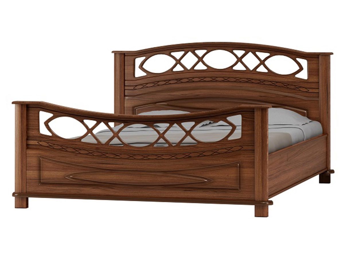 Łóżko Orzechowe 160cm Wersal W36