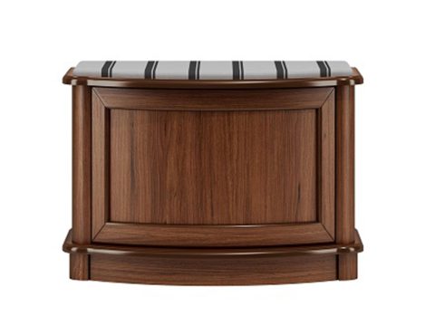 Klasyczna skrzynia drewniana na pościel