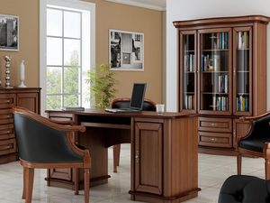 Miniaturka 1 - Aranżacja biura ze stylowymi meblami