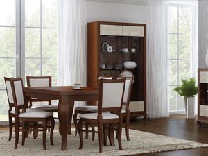 Miniaturka 3 - Drewniana komoda z rzeźbionymi nogami i dekoracyjnymi uchwytami w stylu retro do eleganckiego wnętrza