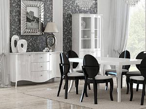 Miniaturka 2 - Meble w połysku w eleganckiej aranżacji jadalni