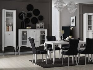 Miniaturka 1 - Jadalnia z eleganckim stołem w kolorze białym