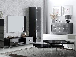 Miniaturka 2 - Zestaw mebli w salonie w kolorze czarnym