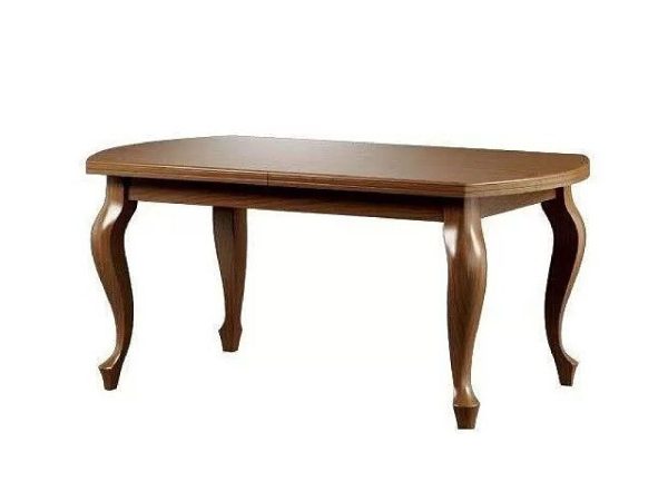 Klasyczny stół z rzeźbionymi nogami
