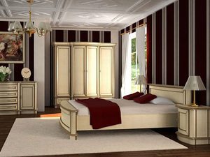 Miniaturka 1 - Elegancka sypialnia z jasnymi meblami