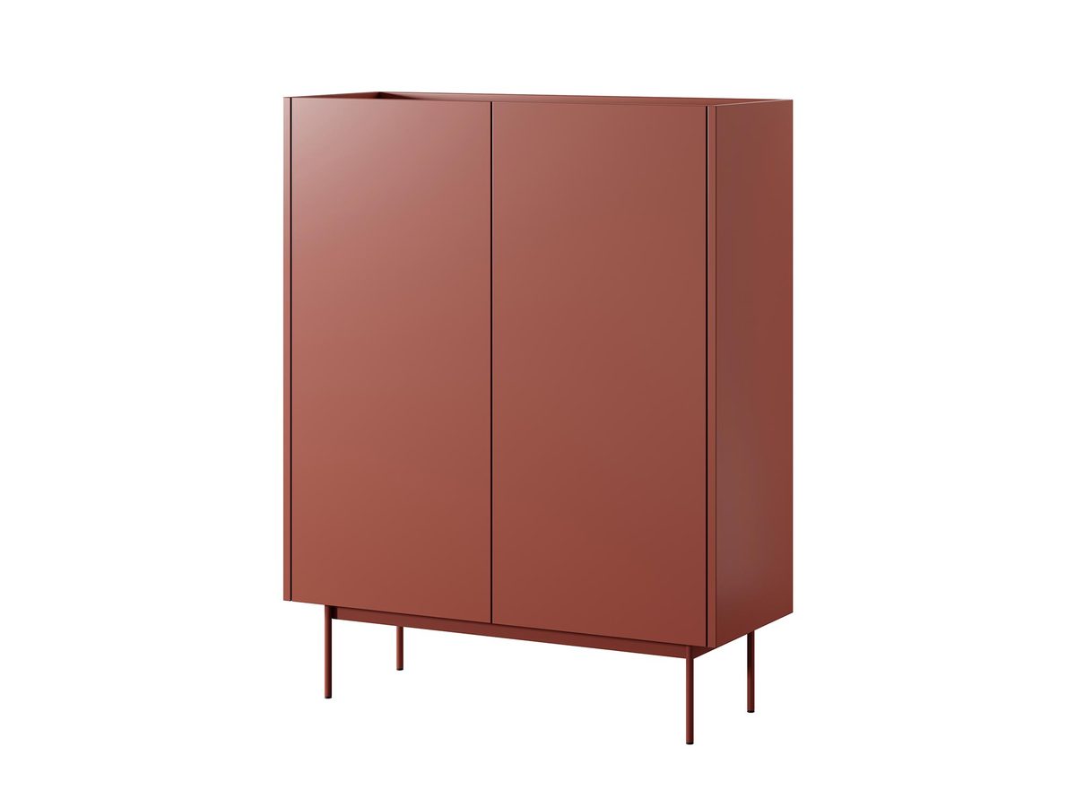 Funkcjonalna Komoda Ceka 97 cm w Odcieniach Kaszmir/Cegła