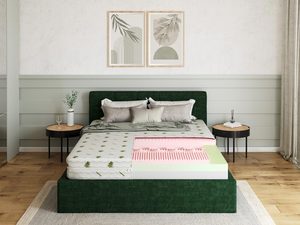 Miniaturka 1 - Przekrój komfortowego elastycznego materaca