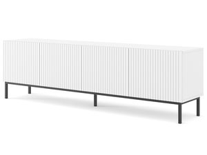 Miniaturka 3 - Białą szafka RTV z czarnymi nóżkami