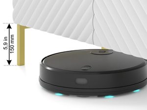 Miniaturka 9 - Detal złotych nóżek białej szafki RTV, styl glamour i wymiary techniczne