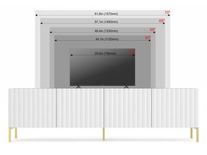 Miniaturka 18 - Wymiary techniczne szafki RTV