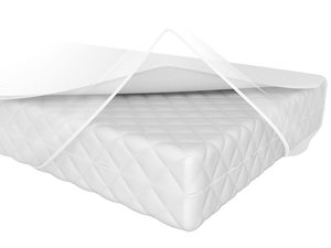 Miniaturka 3 - Wodoodporny ochraniacz na materac z elastyczną powłoką kolor biały