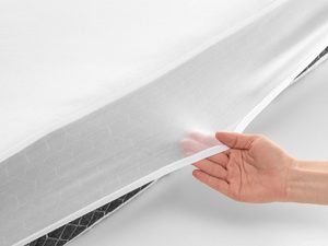 Miniaturka 5 - Wodoodporny ochraniacz na materac z elastyczną powłoką kolor biały