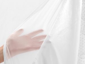 Miniaturka 4 - Elastyczna nakładka ochronna na materac z oddychającą powłoką kolor biały