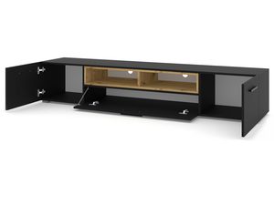 Miniaturka 12 - Wizualizacja czarno-dębowej szafki RTV