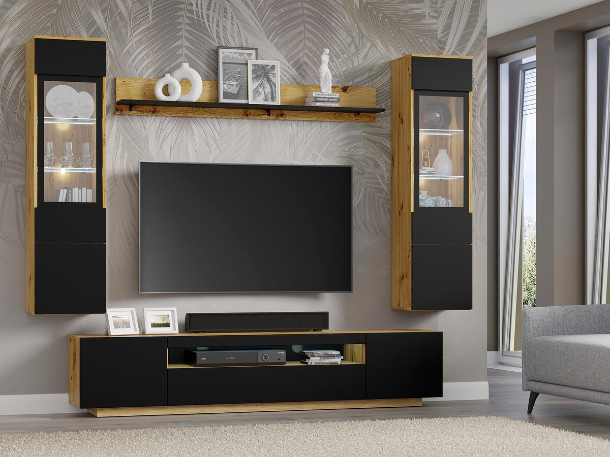 Klasyczna Meblościanka Kismat B do Pokoju Dziennego