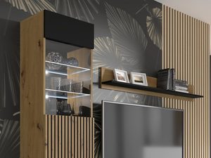 Miniaturka 2 - Aranżacja salonu z meblami w stylu lofotwym