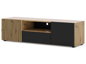 Miniaturka 3 - Szafka RTV z lamelami