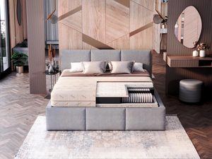 Miniaturka 2 - Materac z pokrowcem z włóknami bambusa kolor biały