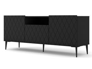 Miniaturka 1 - Stylowa szafka z geometrycznymi frontami