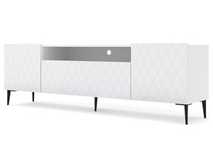 Miniaturka 6 - Biała komoda z czarnymi nóżkami